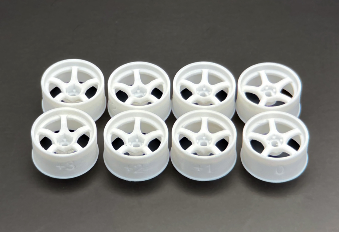 DDLABO 5Spoke wheel white (Wide Set) / DDLABO 5本スポークホイール白（ワイドセット）  DDL-WR001W-W