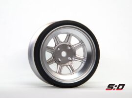 Scale Dynamics　V16D Hayashi Street CR Type  Aluminum Silver offset 9 (Back space 13mm)　10161