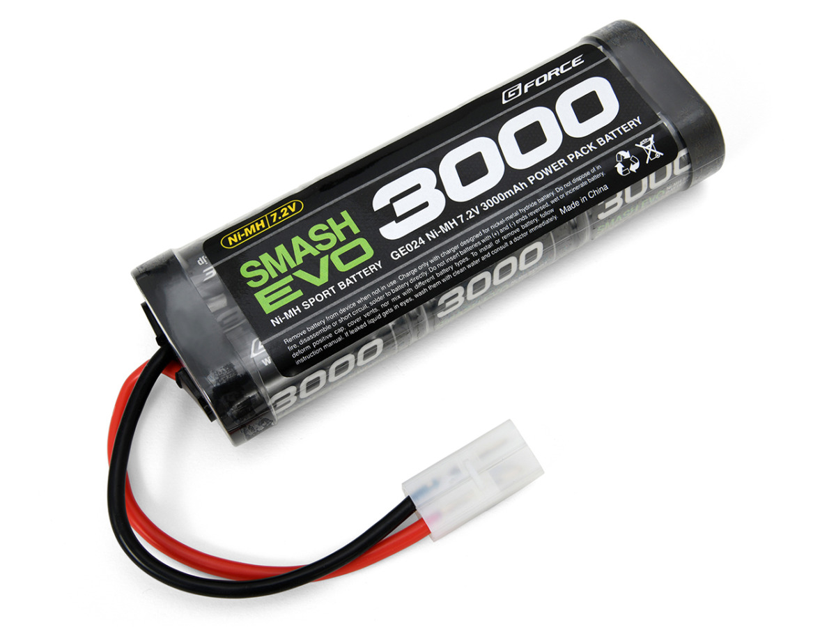 G-FORCE　SMASH EVO NiMH 7.2V 3000mAh　GE024