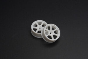DDLABO 6Spoke wheel white – Narrow 1mm (2pcs) / DDLABO 6本スポークホイール白　ナロー1ｍｍ (2pcs)　DDL-WR002W-N1