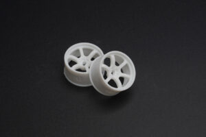 DDLABO 6Spoke wheel white – Wide 0mm (2pcs) / DDLABO 6本スポークホイール白　ワイド0ｍｍ (2pcs)　DDL-WR002W-W0