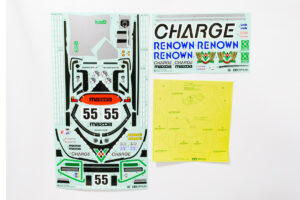 タミヤ　ステッカー (a、b)、マスクシール　(マツダ787B)　カスタマーサービスパーツ　19494261-000