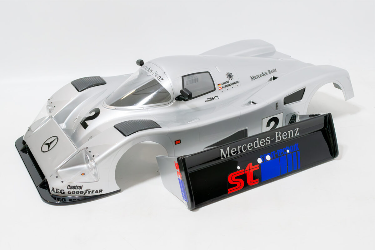 【中古販売】　タミヤ　1990メルセデスベンツ　c11 ボディ塗装済み