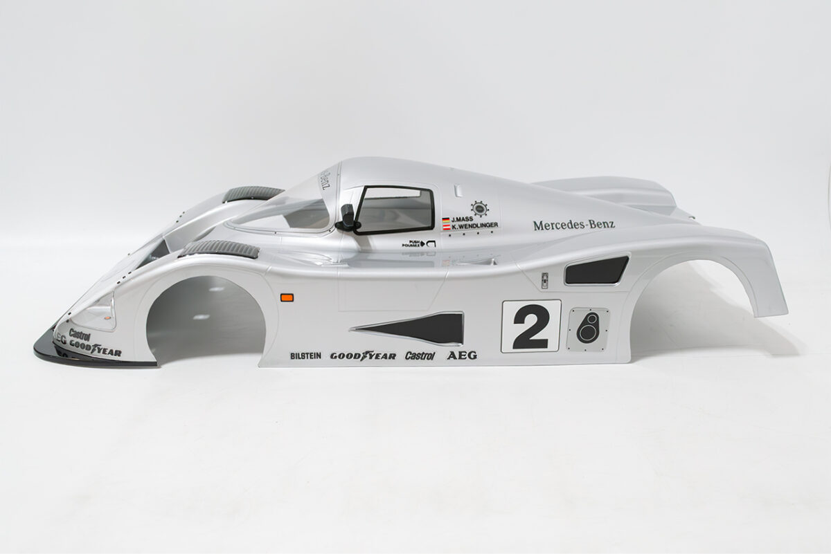 【中古販売】　タミヤ　1990メルセデスベンツ　c11 ボディ塗装済み