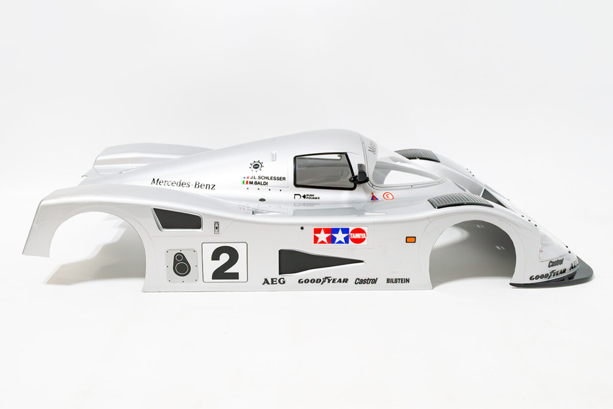 【中古販売】　タミヤ　1990メルセデスベンツ　c11 ボディ塗装済み