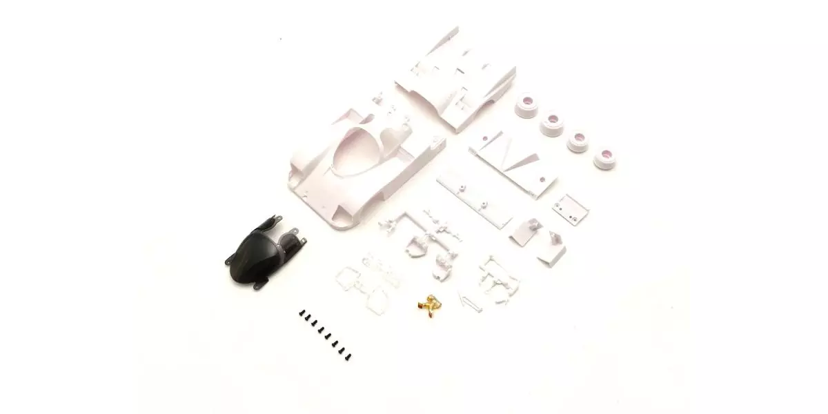 京商　ポルシェ 962 C LH ホワイトボディセット (ホイール付)　MZN233