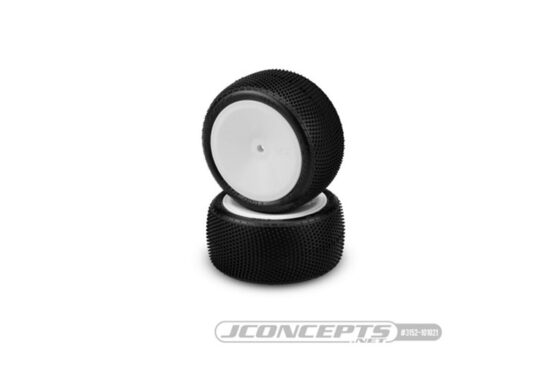 Muchmore racing　JCONCEPTS　FUZZ BITE LP - 2WD/4WDリア用  ピンクコンパウンド（ミディアムソフト）/接着済み(3348Wホイール)　3152-101021