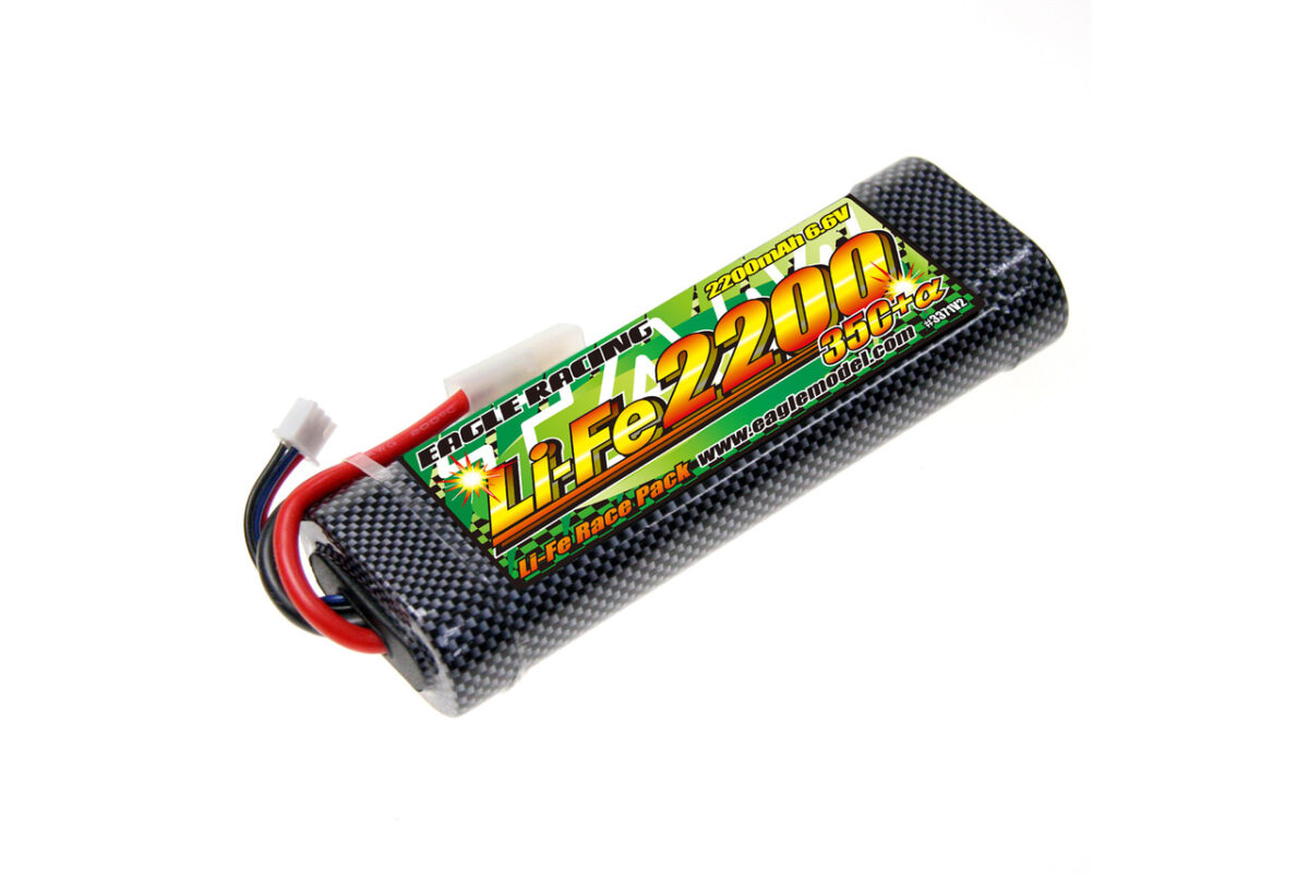 イーグル模型　Li-Feハ゛ッテリー EA2200 35C+α・ハート゛ショットカ゛ンチューフ゛仕様　3371V2U2