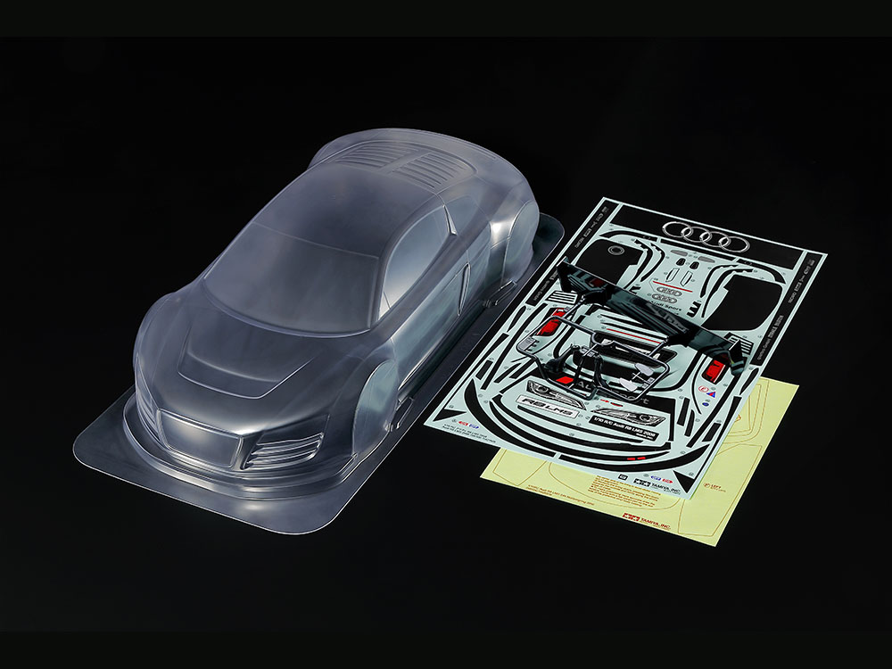タミヤ　SP.1754 1/10RC アウディ R8 LMS 2008 スペアボディセット　51754