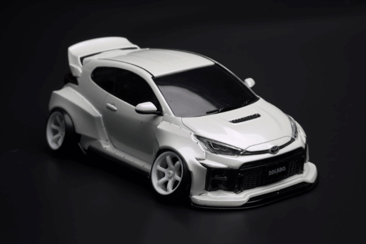 DDLABO Widebody kit V1 for MZN218 MINI-Z GR Yaris / DDLABO ワイドボディキットV1　MZN218 MINI-Z GRヤリス用　DDL-AR003
