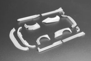 DDLABO Widebody kit V1 for MZN218 MINI-Z GR Yaris / DDLABO ワイドボディキットV1　MZN218 MINI-Z GRヤリス用　DDL-AR003