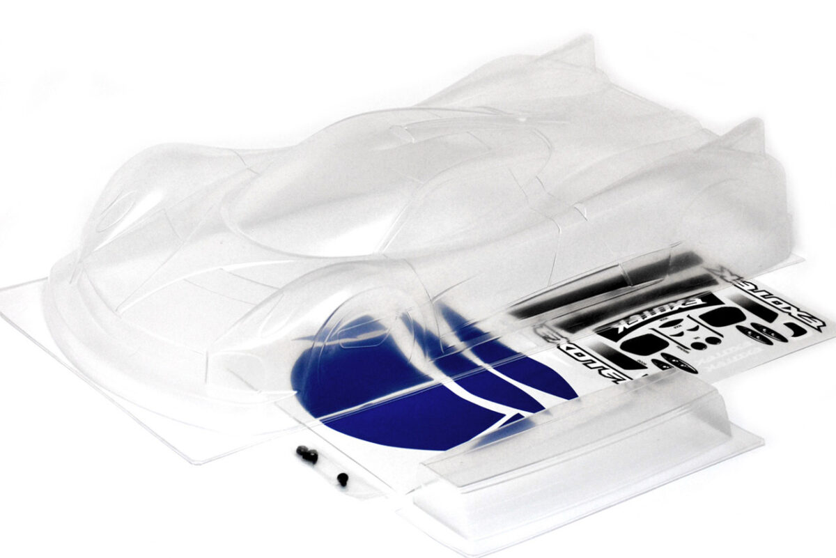 EXOTEK　Pzero R （USGT公認）1/10 LEXAN™ クリアーボディ 専用ウィング付属　#2288