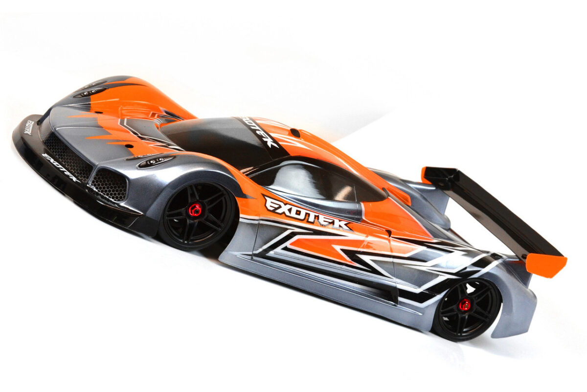EXOTEK　Pzero R （USGT公認）1/10 LEXAN™ クリアーボディ 専用ウィング付属　#2288