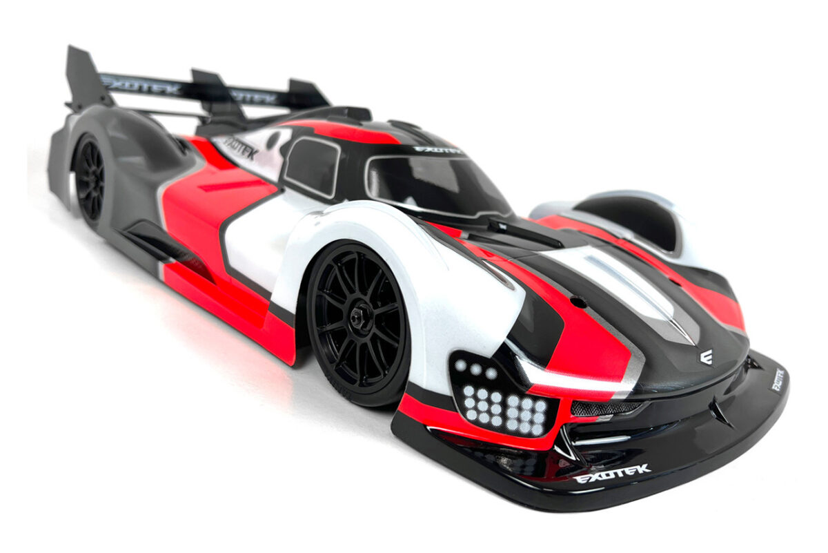 EXOTEK　HYPER99 1/10ハイパーカーボディ ライトウェイト ロープロファイルツーリングカー用　#2215
