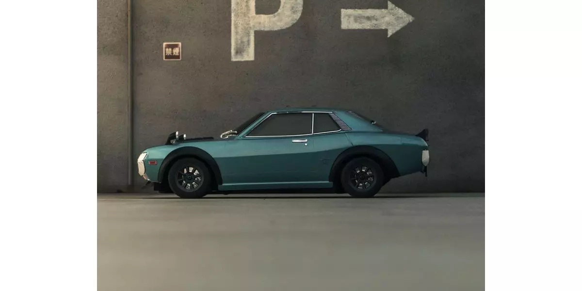 京商　1/10 EP 4WD フェーザーMk2 FZ02 レディセット 1970 トヨタ セリカ GT チューンド・バージョン オリオンターコイズ 34429T1