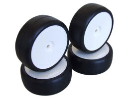 川田模型　プリマウントタイヤKM40・ディッシュ：4個入　CT31A401