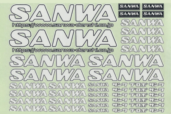 サンワ　SANWAデカールⅡ　ホワイト（WHITE）　107A90536A