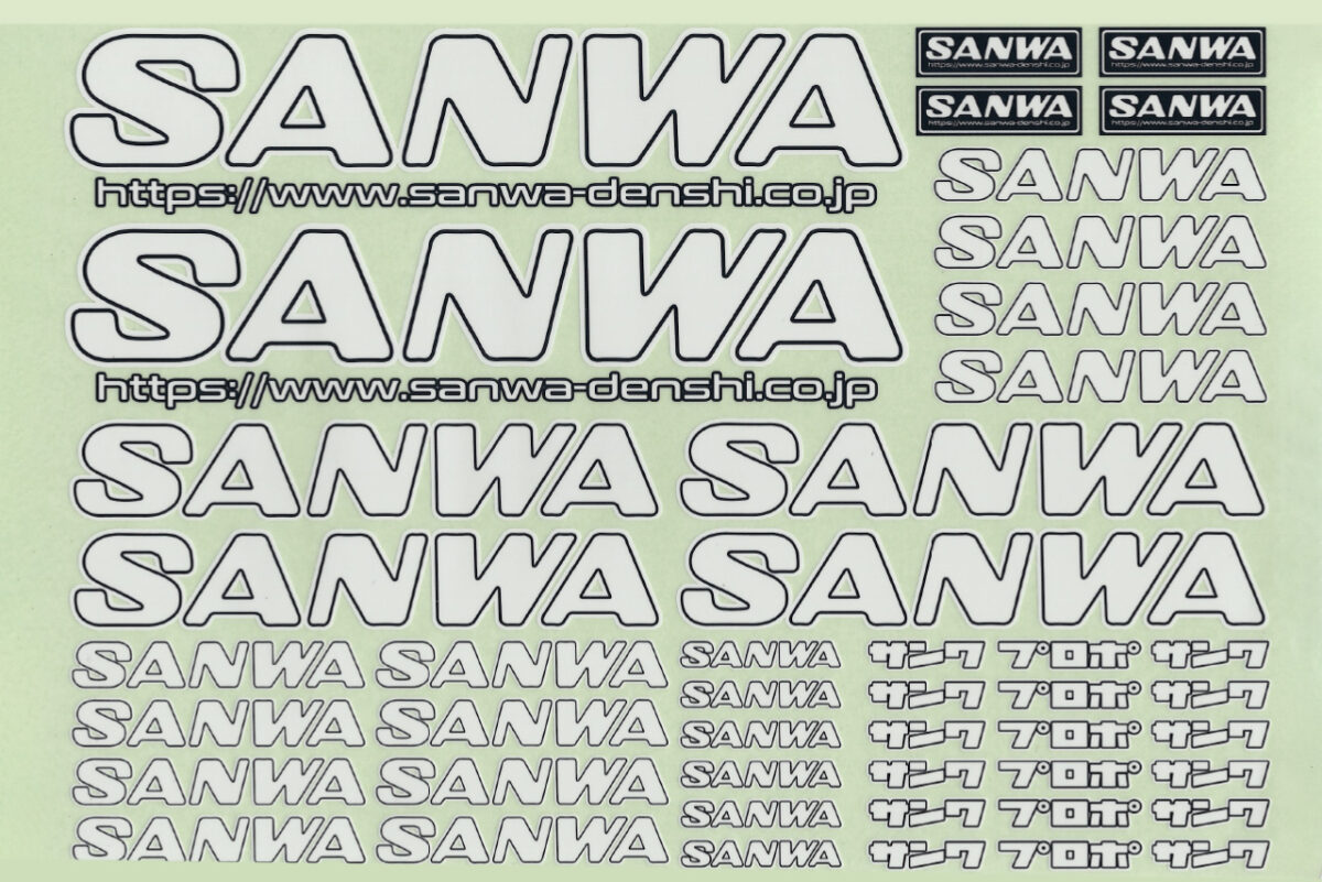 サンワ　SANWAデカールⅡ　ホワイト（WHITE）　107A90536A