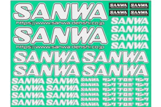 サンワ　SANWAデカールⅡ　ホワイト（WHITE）　107A90536A