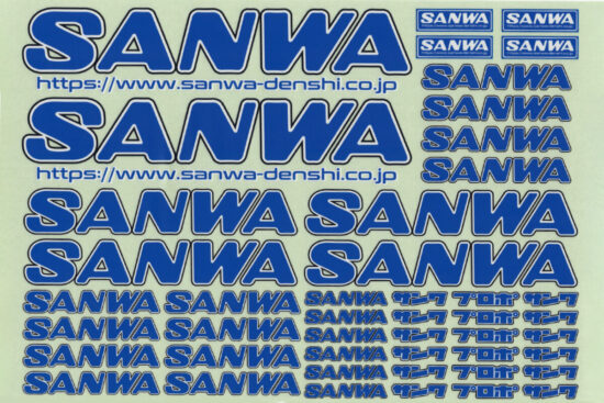 サンワ　SANWAデカールⅡ　ブルー（BLUE）　107A90537A