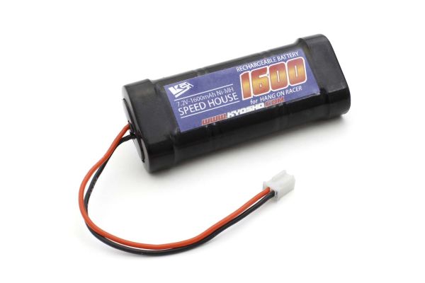 京商　SPEED HOUSE Ni-MHニッケル水素バッテリー 7.2V-1600mAh ハングオンレーサー用 マイクロプラグ仕様 71351