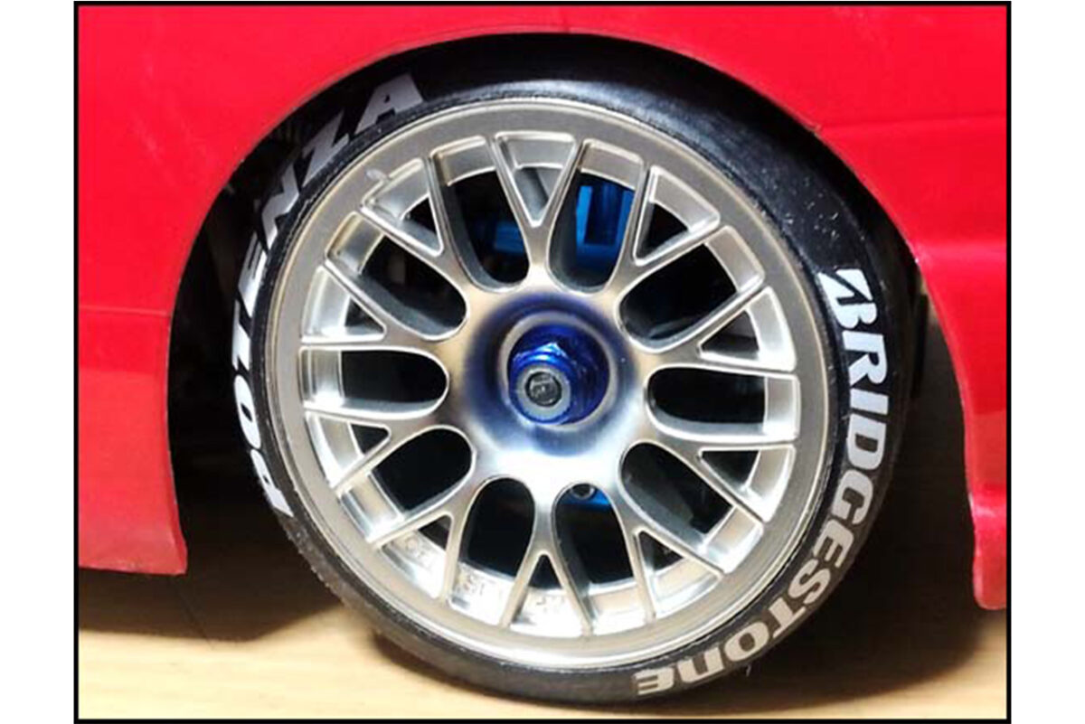 シェブロンモデルズ　ブリヂストン･ロゴ タイヤステッカー　STS011A