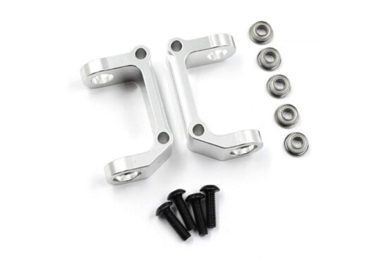 RICKSIDE DESIGN　XTRA SPEED　アルミフロントCハブセット(DT-04用)　XS-TA29211SV