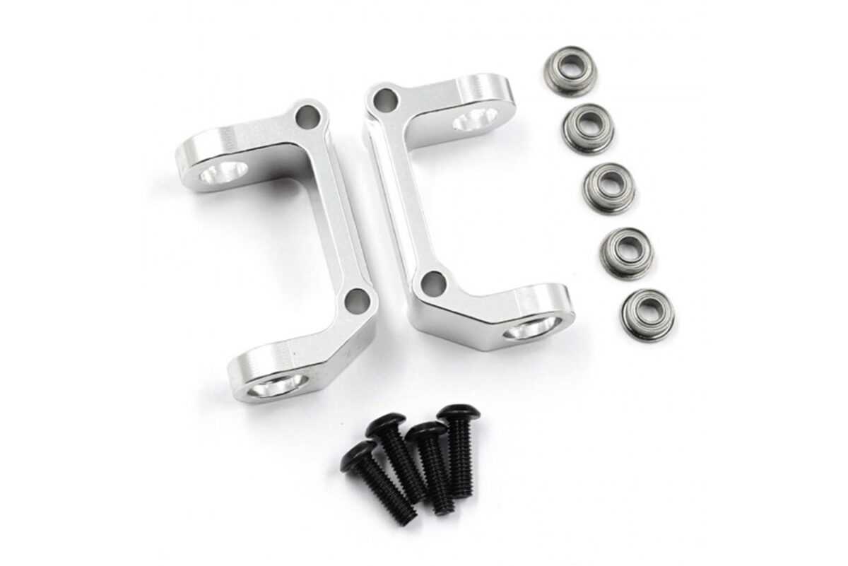 RICKSIDE DESIGN　XTRA SPEED　アルミフロントCハブセット(DT-04用)　XS-TA29211SV