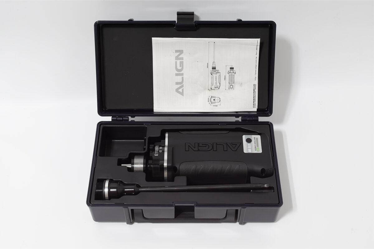 【中古販売】　ALIGN　ヘリコプター用スターター アルミ工具箱 燃料ポンプ　他
