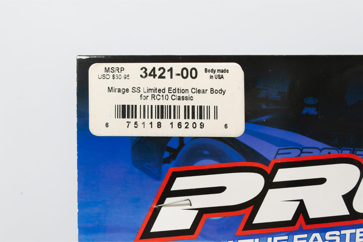【中古販売】 プロライン  ミラージュSS RC10用 塗装済み ボディ(未走行)