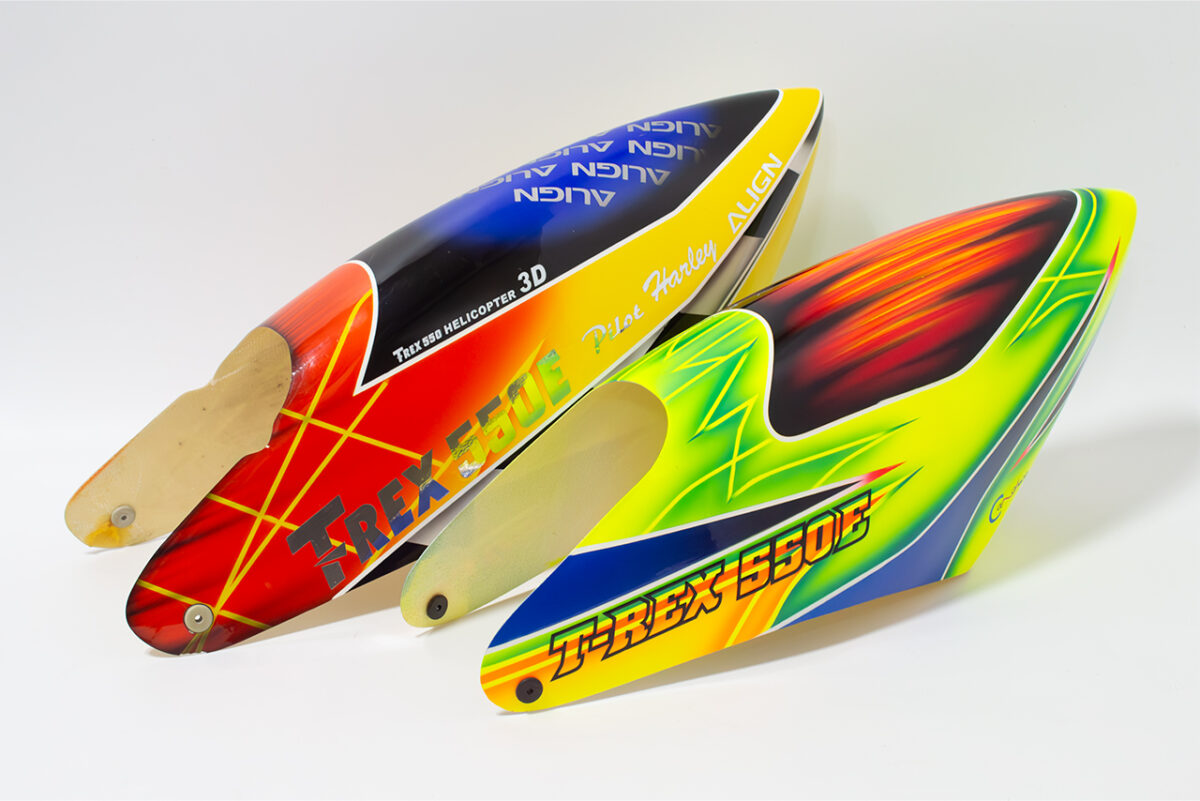 【中古販売】　アライン　 TREX 550 メカ バッテリー スペアパーツ多数付き 送信機無