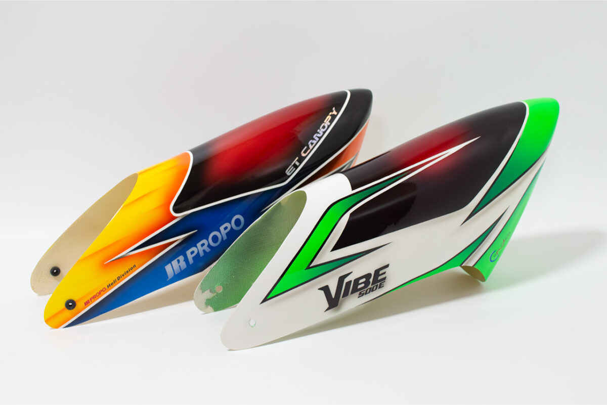 【中古販売】 スーパーボイジャー VIBE 500E メカ バッテリー スペアパーツ付き (送信機・ジャイロ用USBケーブル無)