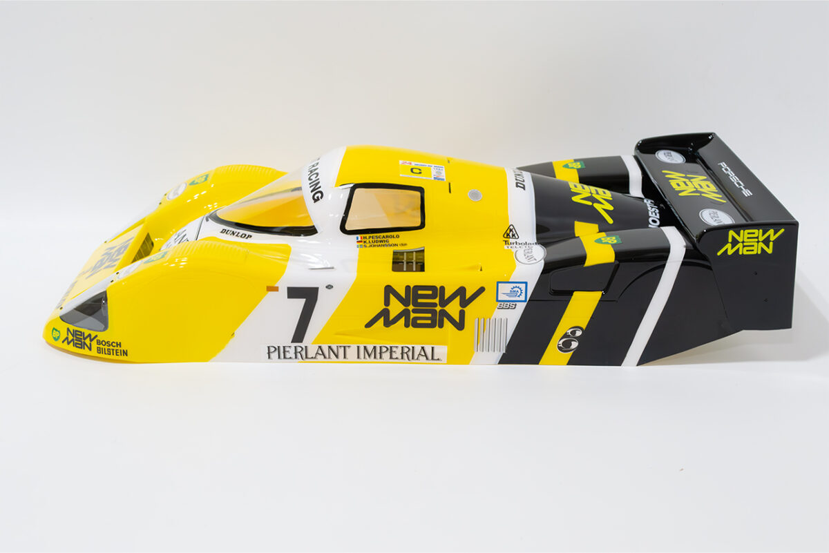 【中古販売】　タミヤ　メルセデス ベンツ C11 ボディ (ニューマンポルシェカラー)