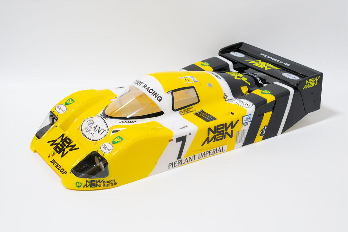 【中古販売】　タミヤ　メルセデス ベンツ C11 ボディ (ニューマンポルシェカラー)