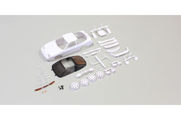 京商　日産180SXホワイトボディセット未塗装/ホイール付 MZN179