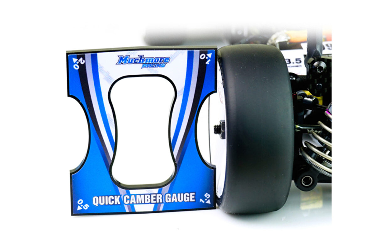 Muchmore racing　クイックキャンバーゲージ< 0.5°1.0°1.5°2.0°>・1/10ツーリング&F1仕様 　 MR-CGS3