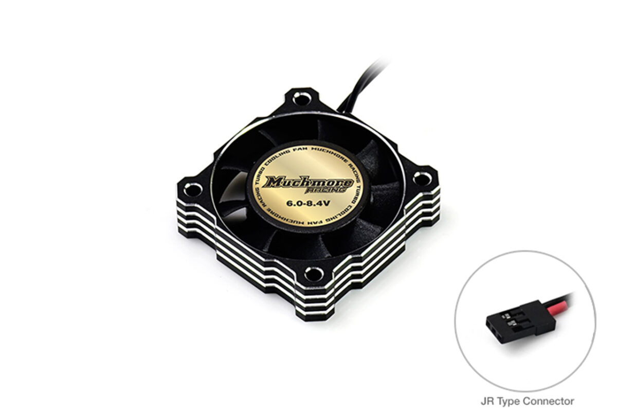 Muchmore racing　アルミターボクーリングファン 40x40x10[アンプ・モーター用]  　MR-ALTU40FAN