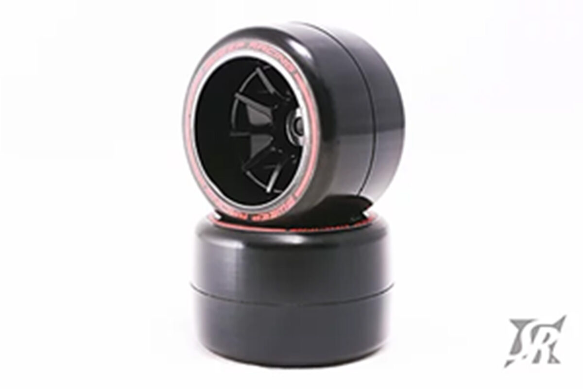 Sweep　F21　1/10フォーミュラ用ロープロファイル アスファルト用リアタイヤセット　ソフトコンパウンド 40ｍｍ　2個入　接着済　F21R-SAPG