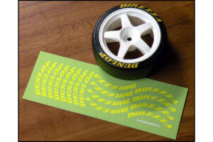 シェブロンモデルズ　Dタイヤロゴステッカー'ダンロップ'　STS020