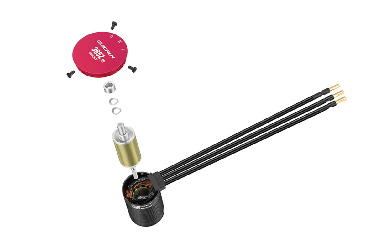 HOBBYWING QuicRUN 3652-4000KV-G2 センサーレスブラシレスモーター 【1/10用】　30404401