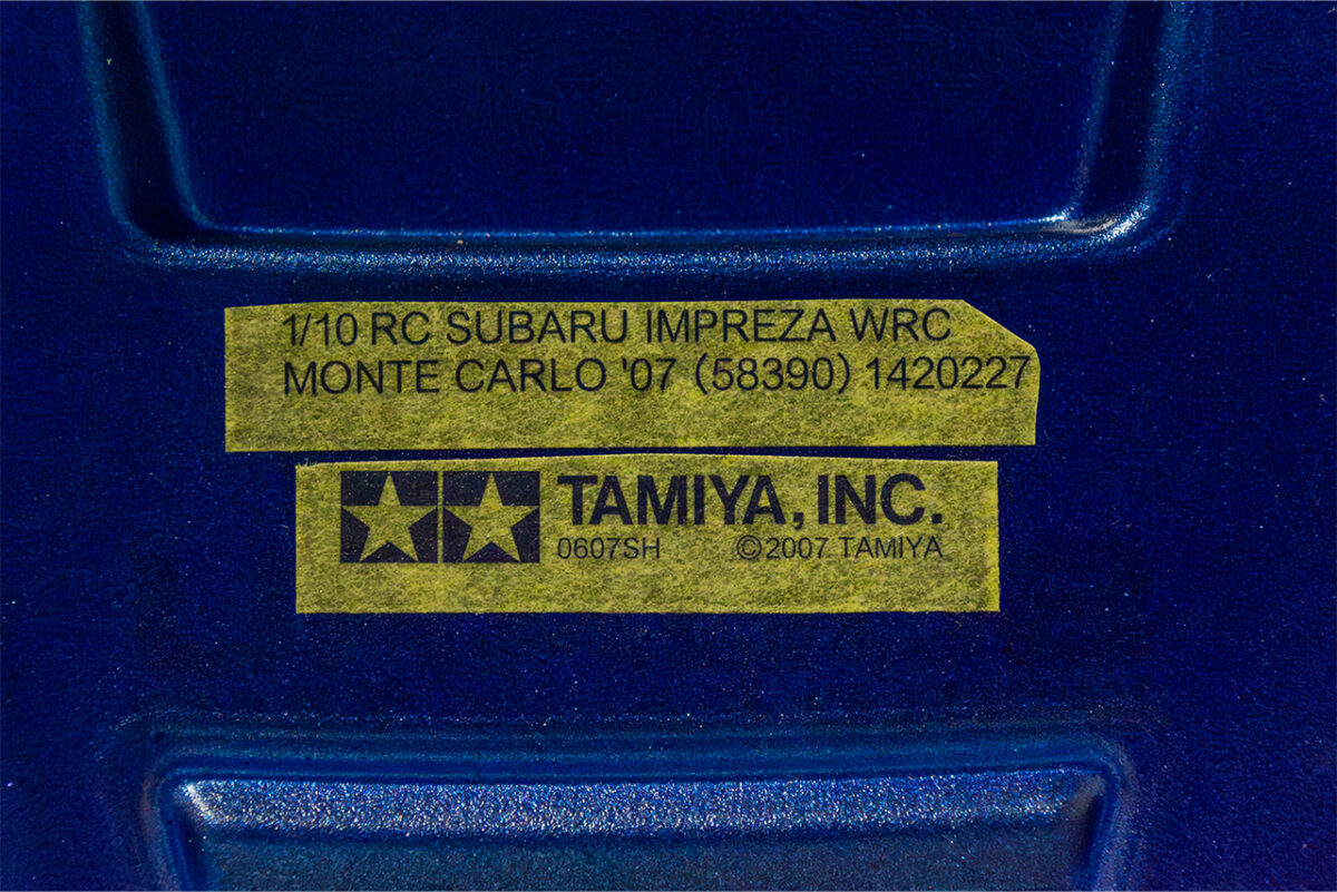 【中古販売】　タミヤ　スバル インプレッサ WRCモンテカルロ '07 塗装済みボディ (未使用)
