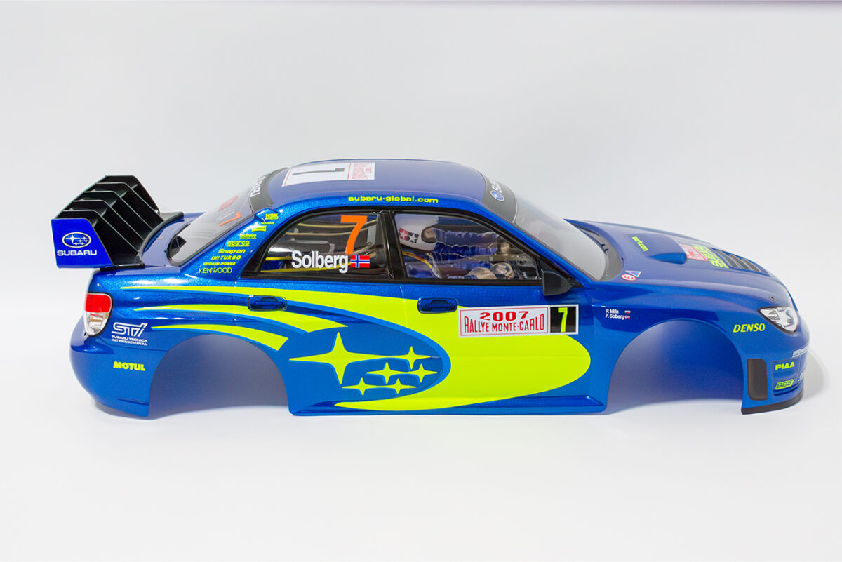 【中古販売】　タミヤ　スバル インプレッサ WRCモンテカルロ '07 塗装済みボディ (未使用)