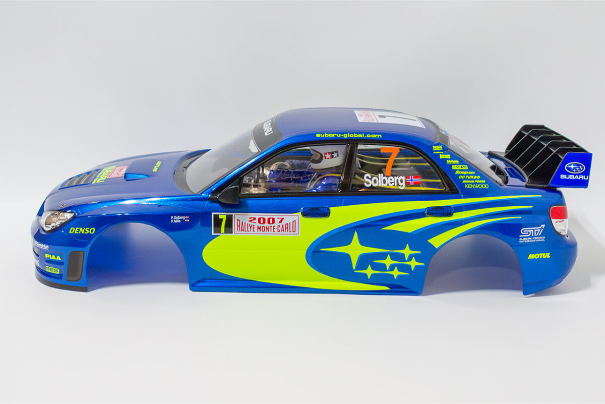 【中古販売】　タミヤ　スバル インプレッサ WRCモンテカルロ '07 塗装済みボディ (未使用)