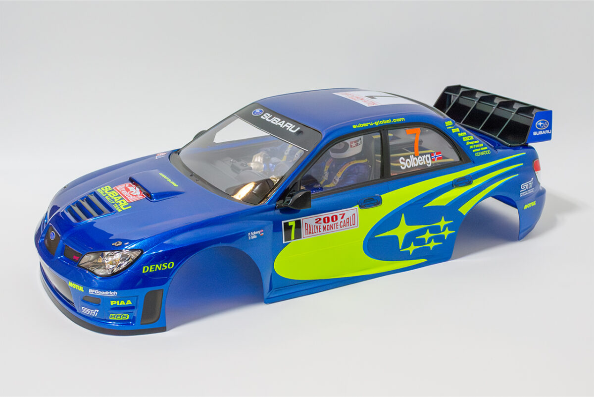 【中古販売】　タミヤ　スバル インプレッサ WRCモンテカルロ '07 塗装済みボディ (未使用)