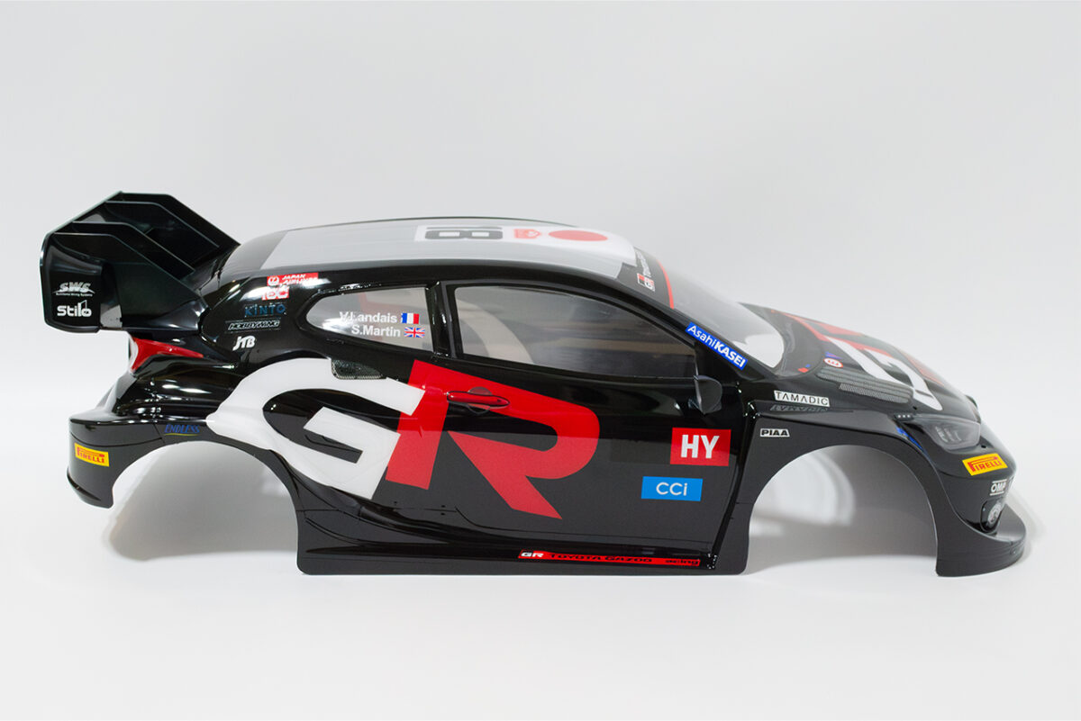 【中古販売】　タミヤ　ガズーレーシング WRT/GRヤリス ラリー1 ハイブリット 　塗装済みボディ　（未使用）