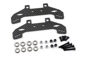 yeah racing　グラファイト ラリーショックタワーセット タミヤ TT02用　TATT-085BK