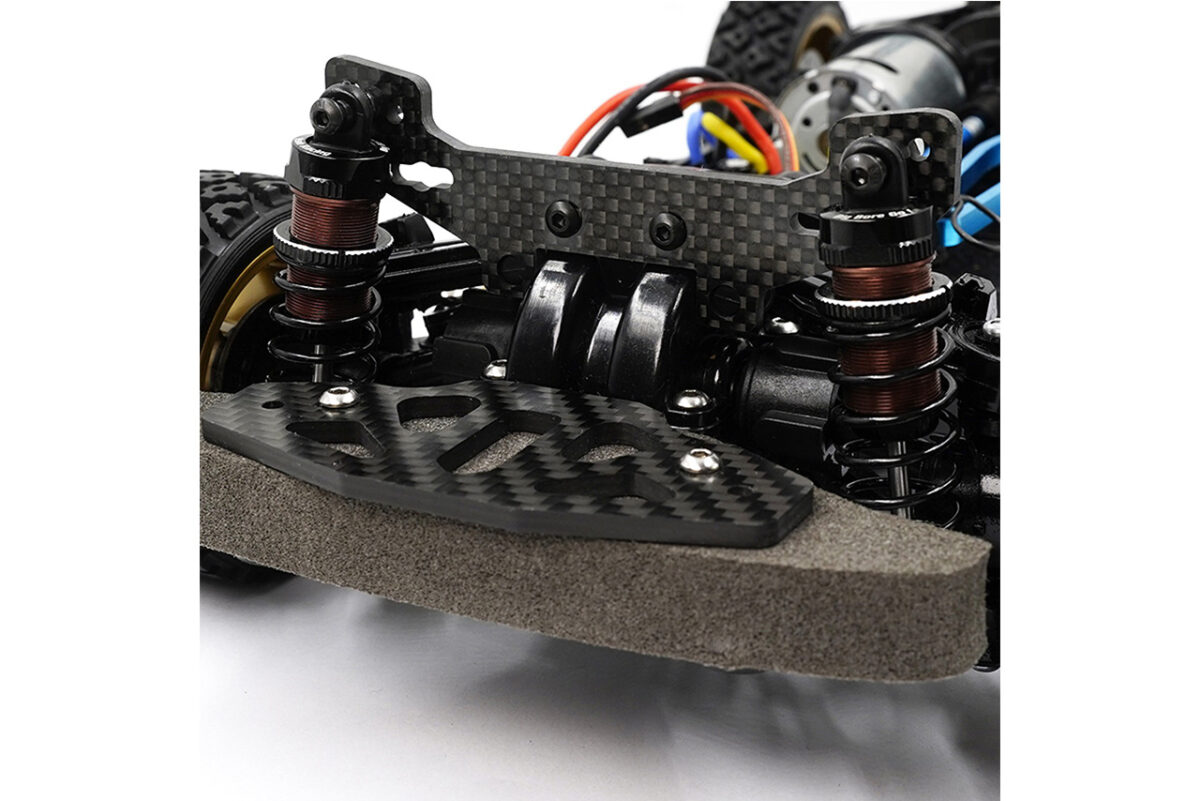yeah racing　グラファイト ラリーショックタワーセット タミヤ TT02用　TATT-085BK