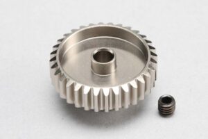 ヨコモ　32T 超硬プレシジョン アルミ製ピニオンギヤ 48ピッチ軽量ハードコート　PG-4832A