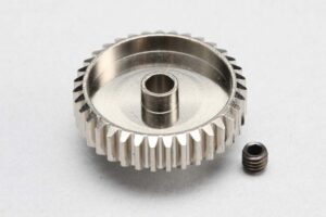 ヨコモ　35T 超硬プレシジョン アルミ製ピニオンギヤ 48ピッチ軽量ハードコート　PG-4835A