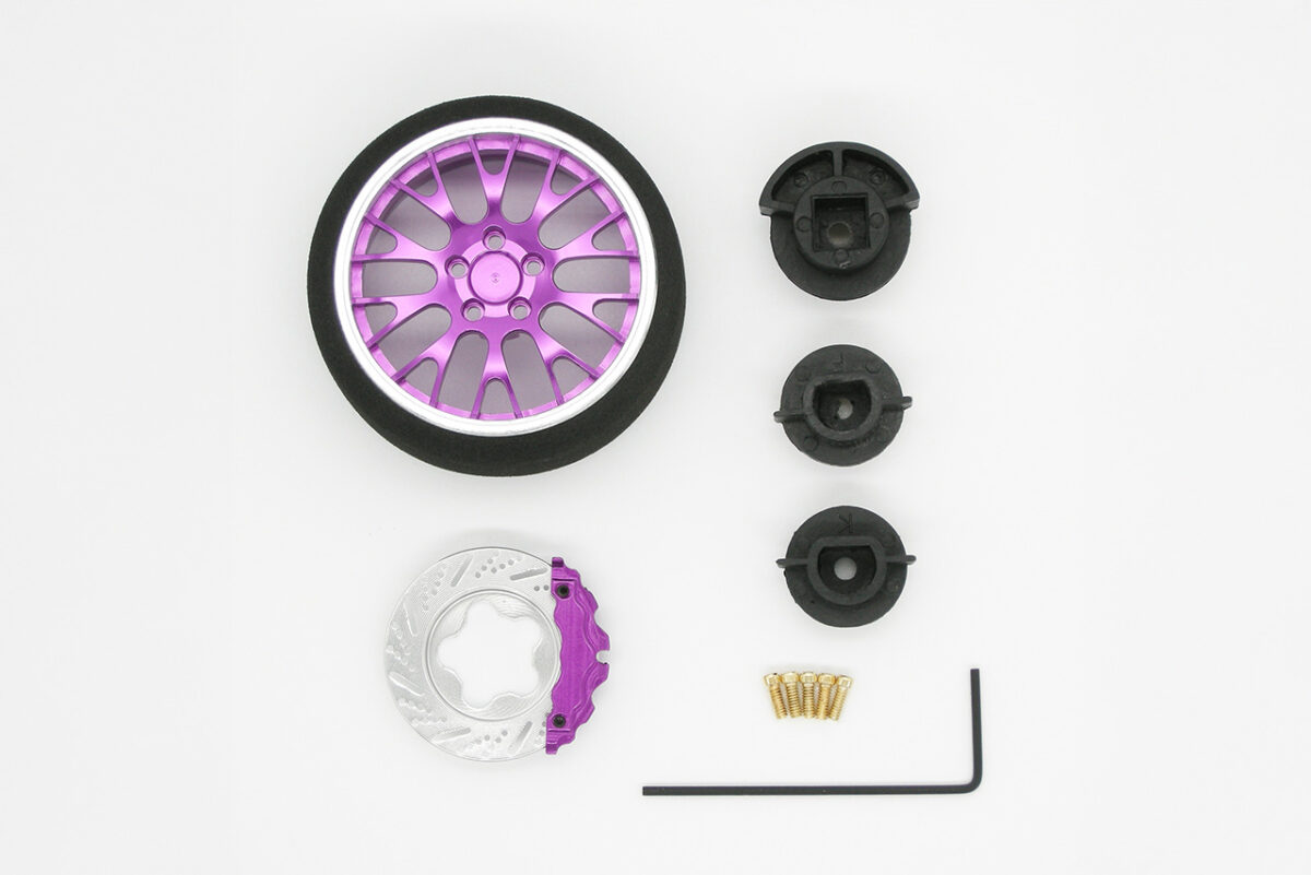 enjoy smile goods RC　Steering Wheel Purple / ステアリングホイール パープル　ESGRC-AC001PU